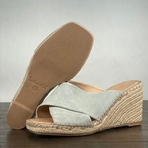 Splendid Britt Espadrille Wedge Sandals Womens 7.5 Suede‎ Wedding Formal Beach